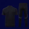 Juventus black polo tracksuit 25/26 fans version back design