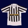 Juventus 2003 04 home classic retro jersey front with bold stripe pattern