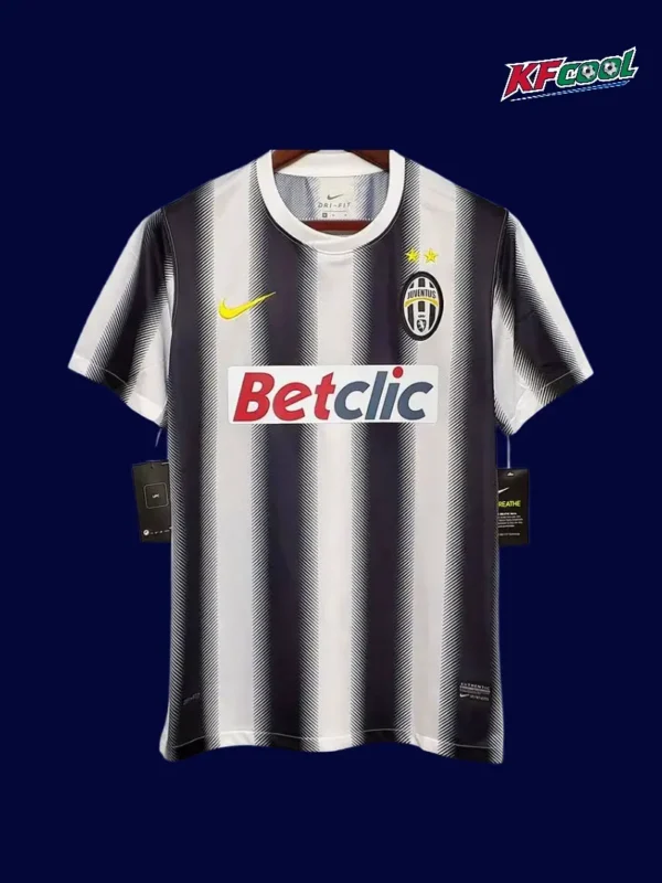 Juventus 2011 12 home classic retro jersey front with unbeaten season styling