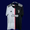 Juventus 2019 20 home classic retro jersey front with black white heritage styling
