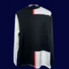 Juventus 2019 20 home classic retro long sleeve jersey back with classic long sleeve rear