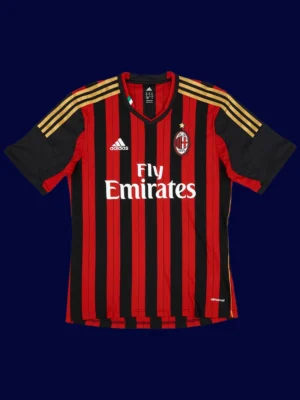 Kaka AC Milan home retro jersey front 13/14, high-quality breathable fan gear.