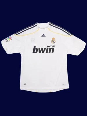 Kaka Real Madrid home white retro jersey front 09/10, high-quality breathable fan gear.
