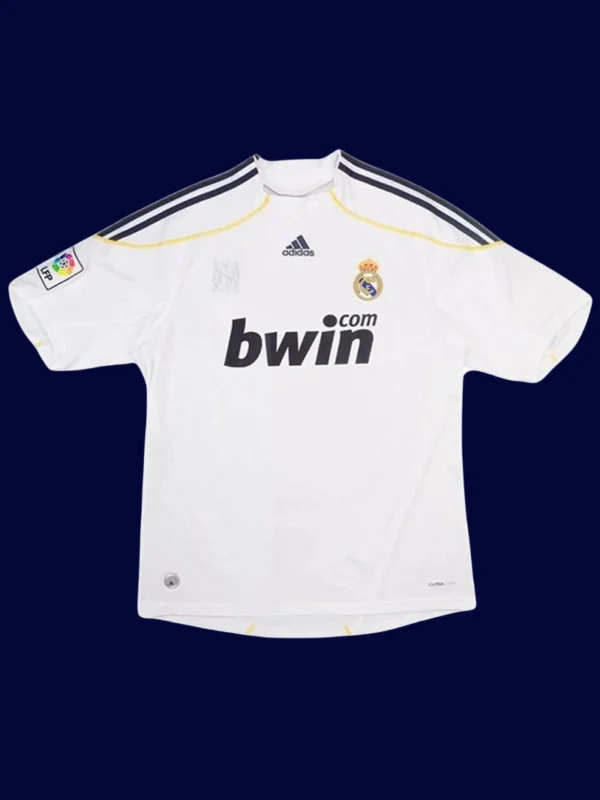 Kaka Real Madrid home white retro jersey front 09/10, high-quality breathable fan gear.