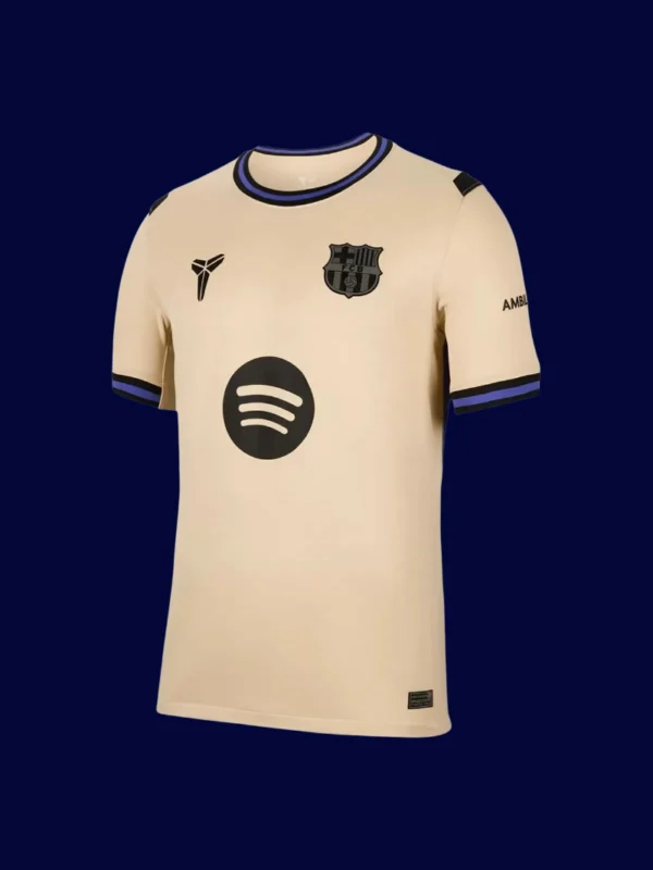 Lamine Yamal Barcelona away jersey front 25/26, high-quality breathable fan shirt.