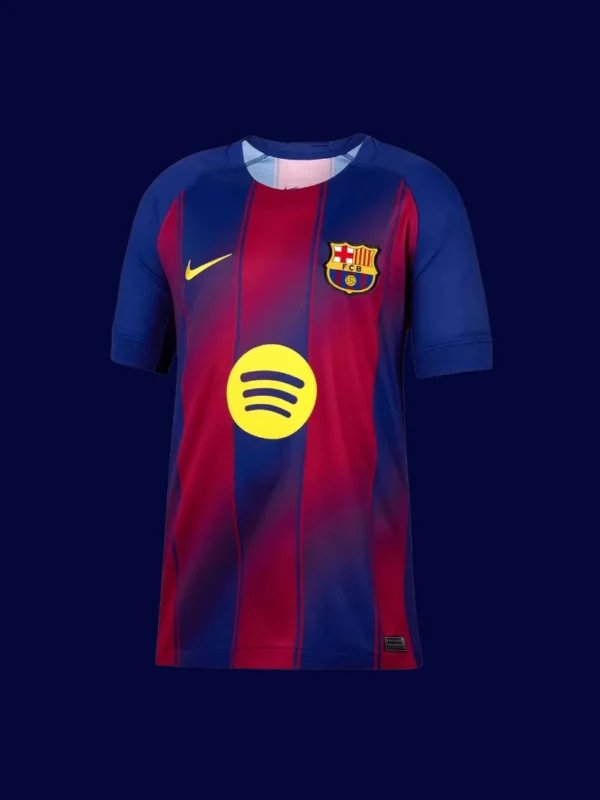 Lamine Yamal Barcelona home jersey front 25/26, high-quality breathable fan gear.