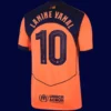 Lamine Yamal Barcelona third jersey back 25/26 UCL with #10, breathable high-quality design.