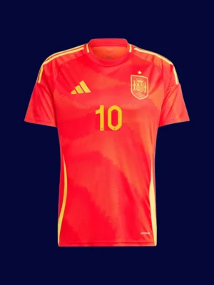Lamine Yamal #10 Spain Home Yellow Jersey 2024