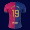 Lamine Yamal 19 Barcelona Home Jersey 2425 Player2 - KFCool – Football Jerseys & Soccer Kits Store Lamine Yamal Barcelona home player jersey back 24/25 with #19, breathable high-quality design.