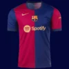 Lamine Yamal Barcelona home jersey front 24/25, high-quality breathable fan gear.