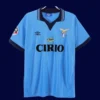 Lazio third classic retro jersey 1996/97 front rare vintage design