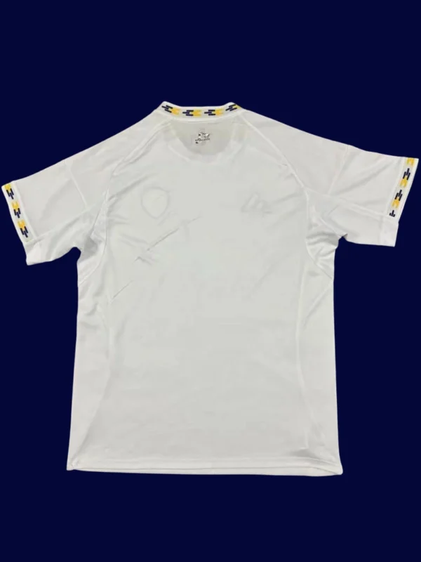 Leeds United Away Jersey 25/26 Fans Version back with printed number area.