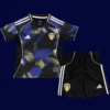Leeds United Third Kids Kits 25/26 front with third kit design and mini crest.