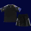 Leeds United Third Kids Kits 25/26 back with printed number panel.