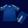 Leicester City Away Kids Kits 25/26 back showing printed number panel.