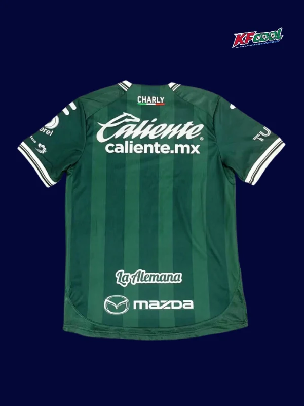 Club Leon home jersey 25/26 fans version back view