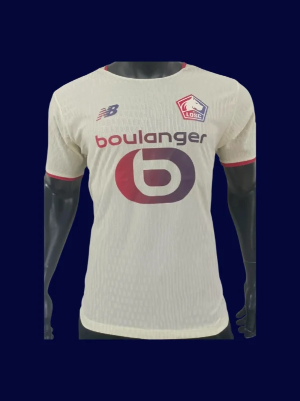Lille Away Jersey 25/26 Player Version front pro‑grade lightweight performance shirt