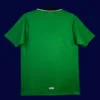 back view of Liverpool away green retro jersey (99/00) showing reinforced back panel.