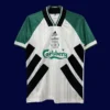 front view of Liverpool away retro jersey (93/95) with classic fit.