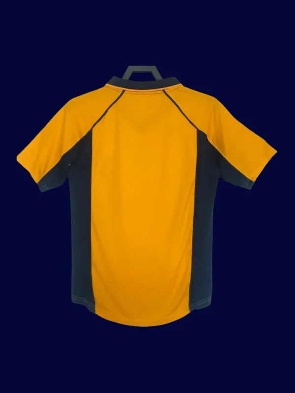 back view of FA Cup Final retro jersey (00/01) showing stitched back panel.