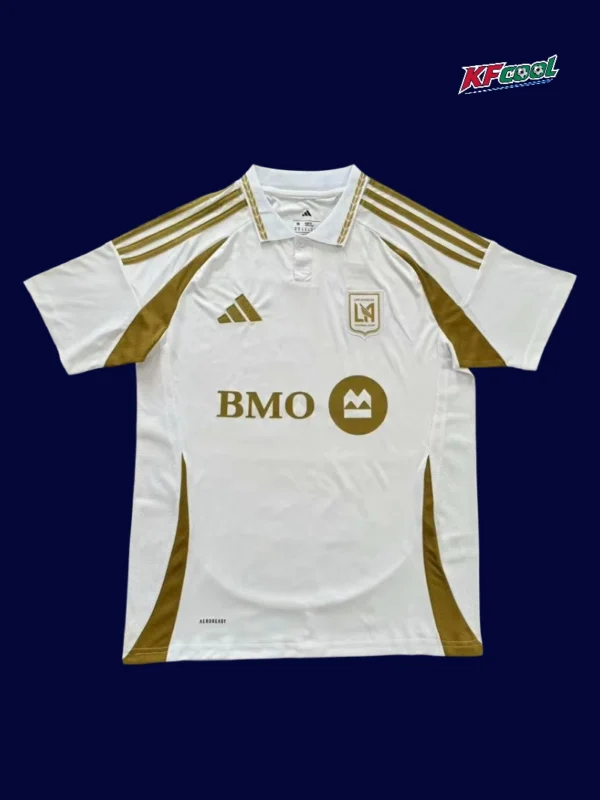Los Angeles away jersey 25/26 fans version front black white red design