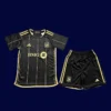 Los Angeles home black kids kits 25/26 front black red stripes