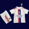 Lyon Home Kids kits 25/26 front lightweight breathable junior football shirt