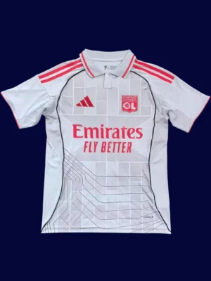 Lyon Third Jersey 25/26 Fans Version front retro breathable high‑quality shirt