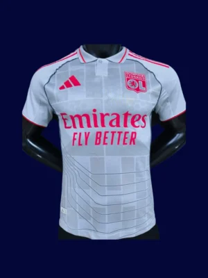Lyon Third Jersey 25/26 Player Version front pro‑grade lightweight performance shirt
