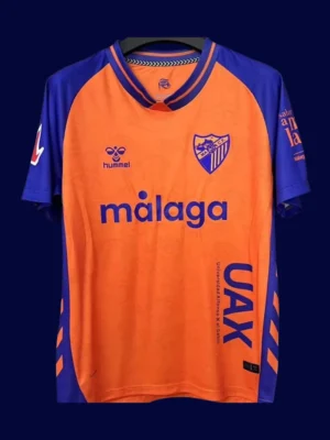 Malaga Bilbao Away Jersey 25/26 Fans Version front featuring away palette and badge.