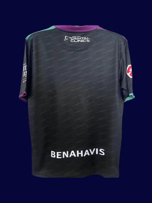 Malaga Bilbao Third Jersey 25/26 Fans Version back with number area and stitched details.
