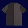 back view of away black retro jersey (13/14) showing reinforced back panel for numbers.