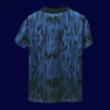 back view of away blue retro jersey (92/93) showing reinforced back panel.