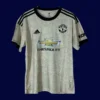 front view of Manchester United away retro jersey (19/20) with modern fit and classic trim.