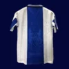 back view of away retro jersey (94/96) showing reinforced back panel for numbers.