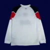 back view of away retro long sleeve jersey (10/11) showing clean back and number area.