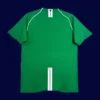 back view of green Manchester United goalkeeper retro jersey (07/08) showing reinforced number panel.