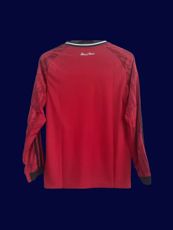 ManU 25/26 Home Red Long Sleeve Fans Back, printable back, comfortable fit