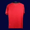 back view of player-fit home retro jersey (13/14) showing tapered back and number-ready panel.