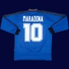 Maradona Argentina away long sleeve retro shirt back 94/97 with #10, high-quality breathable design.