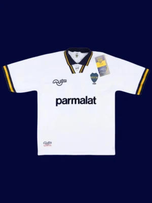 Maradona Boca away retro shirt front 95/96, high-quality breathable fan gear.