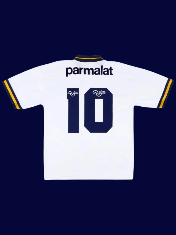 Maradona Boca away retro shirt back 95/96 with #10, high-quality breathable design.