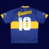Maradona Boca home blue retro shirt back 95/96 with #10, high-quality breathable design.