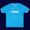 Maradona Napoli home blue retro shirt front 84/85, high-quality breathable fan gear.