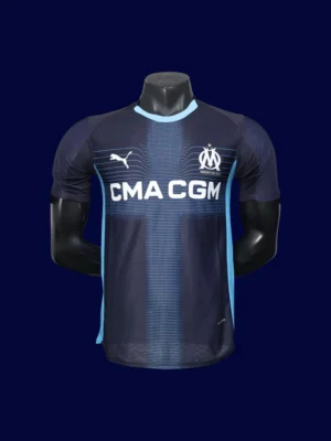 Marseille Away Jersey 25/26 Player Version front pro‑grade lightweight performance shirt