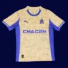 Marseille Fourth Jersey 25/26 Fans Version front high‑quality breathable lightweight shirt