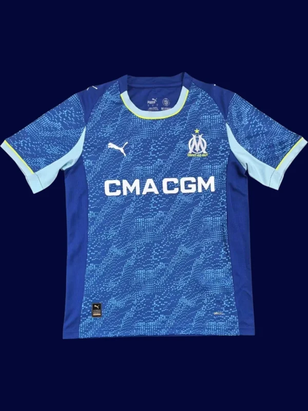 Marseille Third Jersey 25/26 Fans Version front retro breathable collectible football shirt