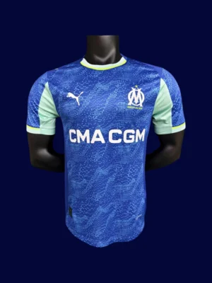 Marseille Third Jersey 25/26 Player Version front pro‑grade lightweight performance shirt