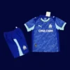 Marseille Third Kids kits 25/26 front lightweight breathable junior football shirt