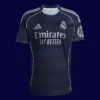 Mbappé Real Madrid away jersey front 25/26, high-quality breathable fan gear.